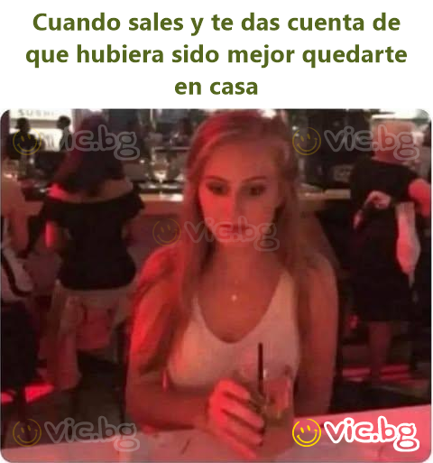 Cuando sales y te das cuenta de que hubiera sido mejor quedarte en casa