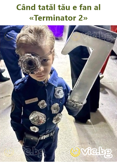 Cuando tu padre es fаn de “Terminator 2”