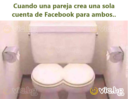 Cuando una pareja crea una sola cuenta de Facebook para ambos..