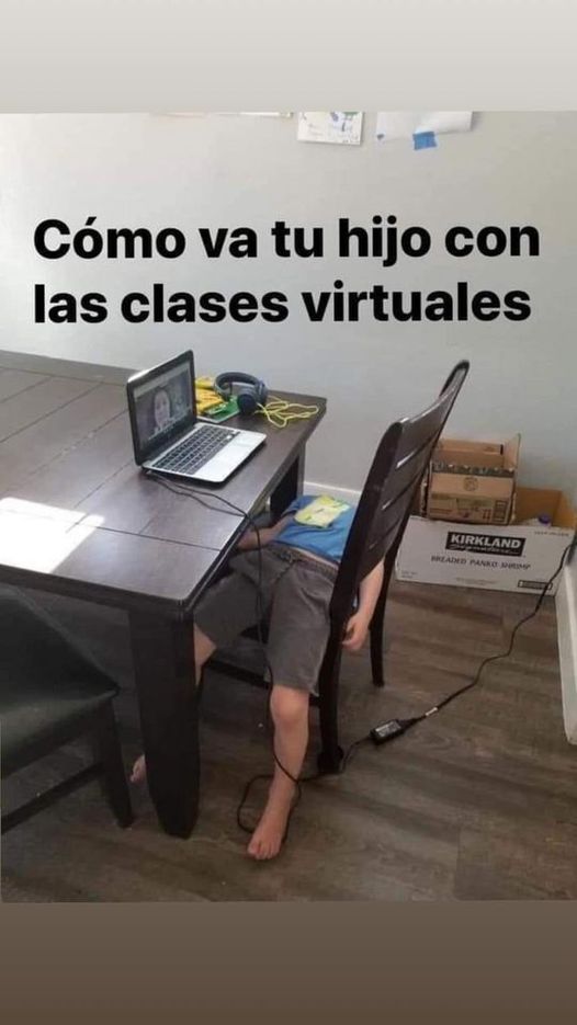 Cómo va tu hijo conlas clases virtuales