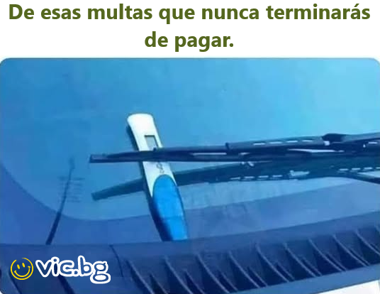 De esas multas que nunca terminará de pagar.