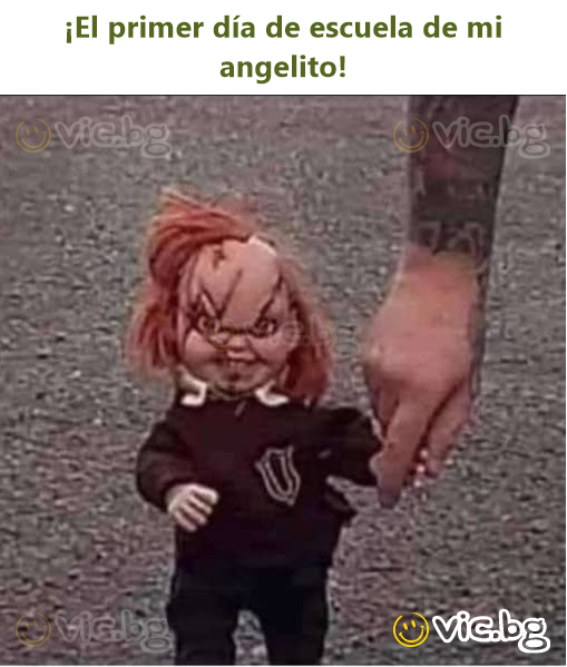¡El primer día de escuela de mi angelito!