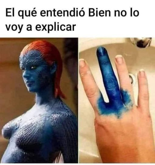 El qué entendió Bien no lo voy a explicar