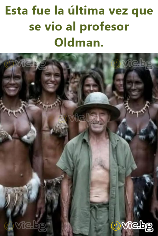 Esta fue la última vez que se vio al profesor Oldman.