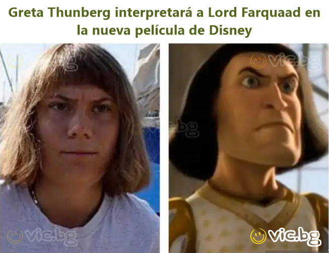 Greta Thunberg interpretará a Lord Farquaad en la nueva película de Disney