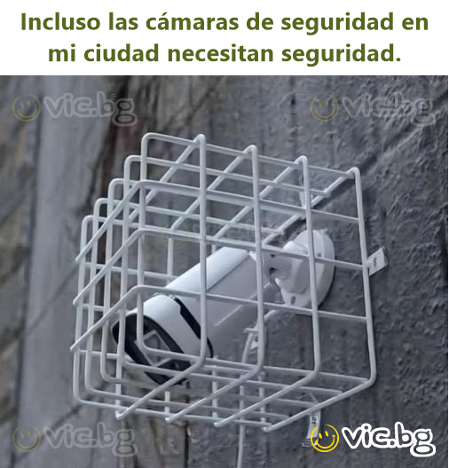 Incluso las cámaras de seguridad en mi ciudad necesitan seguridad.