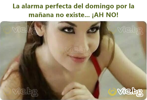 La alarma perfecta del domingo por la mañana no existe... ¡AH NO!