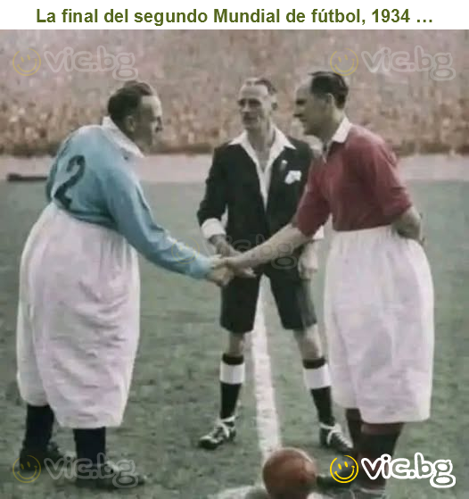La final del segundo Mundial de fútbol, 1934 …