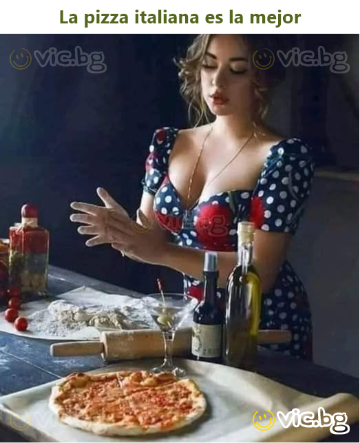 La pizza italiana es la mejor