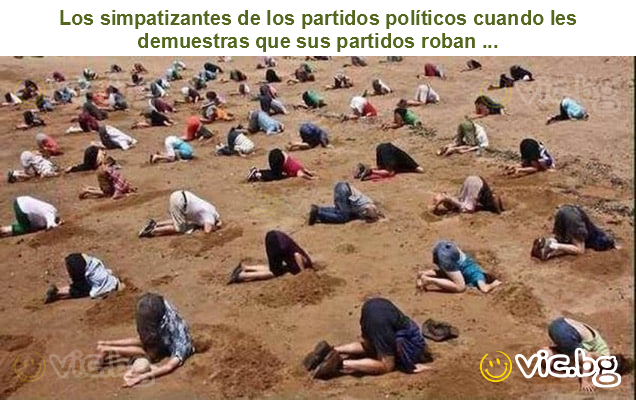 Los simpatizantes de los partidos políticos cuando les demuestras que sus partidos roban ...
