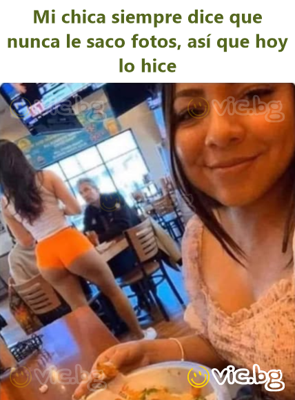 Mi chica siempre dice que nunca le saco fotos, así que hoy lo hice