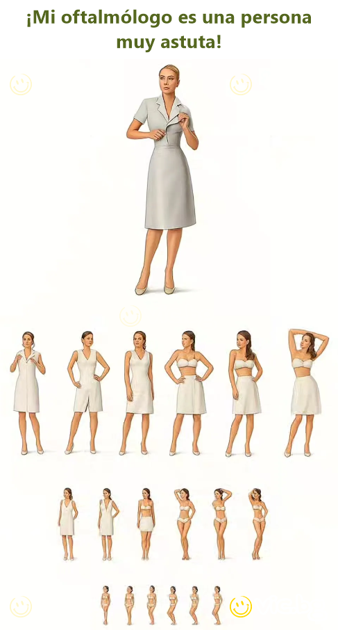 ¡Mi oftalmólogo es una persona muy astuta!