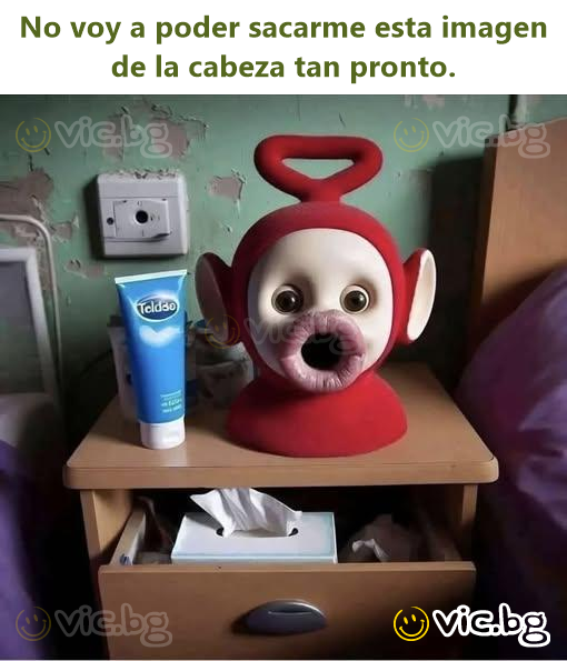 No voy a poder sacarme esta imagen de la cabeza tan pronto.