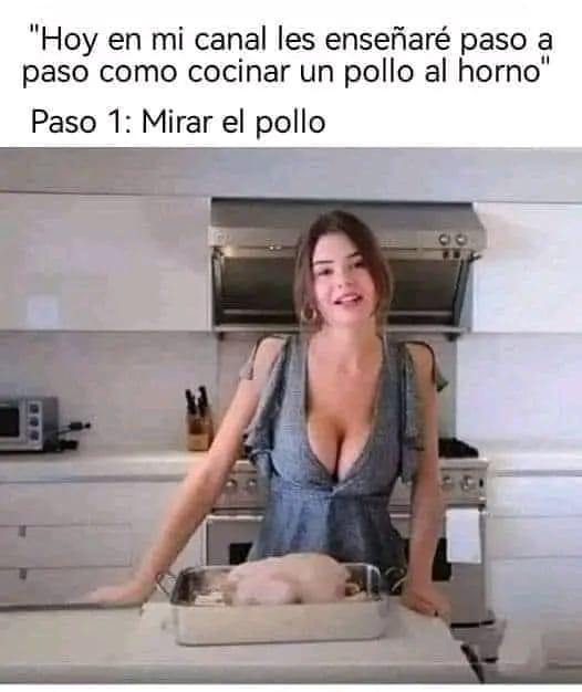 Paso como cocinales pollo al horno	 Paso 1: Mirar el pollo