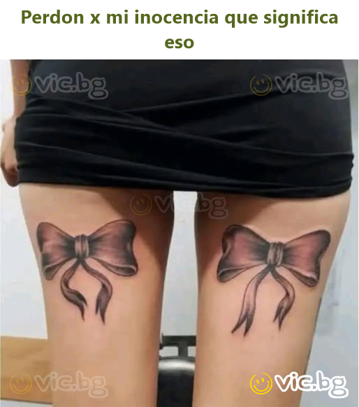 Perdon x mi inocencia que significa eso