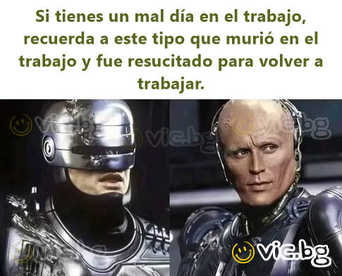 Si tienes un mal día en el trabajo, recuerda a este tipo que murió en el trabajo y fue resucitado para volver a trabajar.
