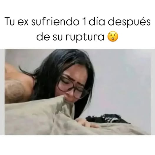 Tu ex sufriendo 1 día después de su ruptura