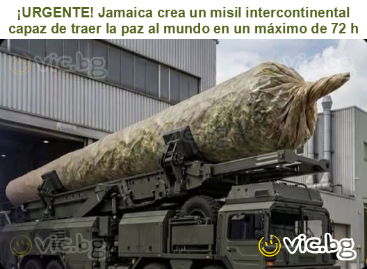 ¡URGENTE! Jamaica crea un misil intercontinental capaz de traer la paz al mundo en un máximo de 72 h