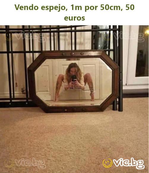 Vendo espejo, 1m por 50cm, 50 euros