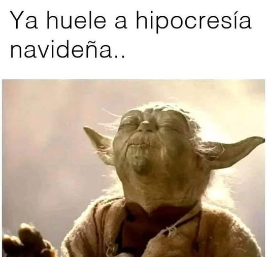 Ya huele a hipocresía navideña..