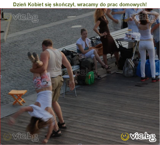 Dzień Kobiet się skończył, wracamy do prac domowych!