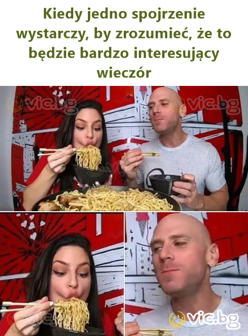 Kiedy jedno spojrzenie wystarczy, by zrozumieć, że to będzie bardzo interesujący wieczór