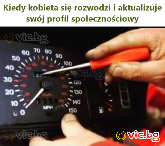 Kiedy kobieta się rozwodzi i aktualizuje swój profil społecznościowy
