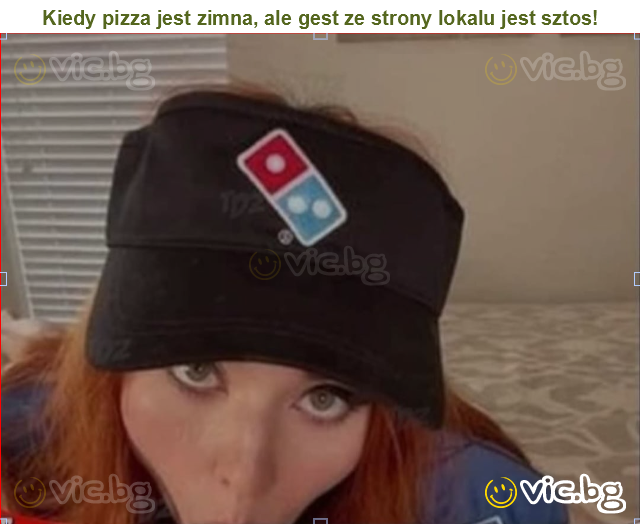 Kiedy pizza jest zimna, ale gest ze strony lokalu jest sztos!