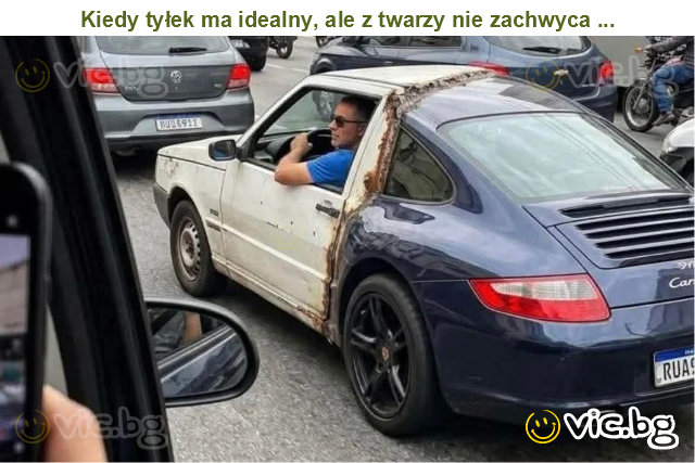 Kiedy tyłek ma idealny, ale z twarzy nie zachwyca ...