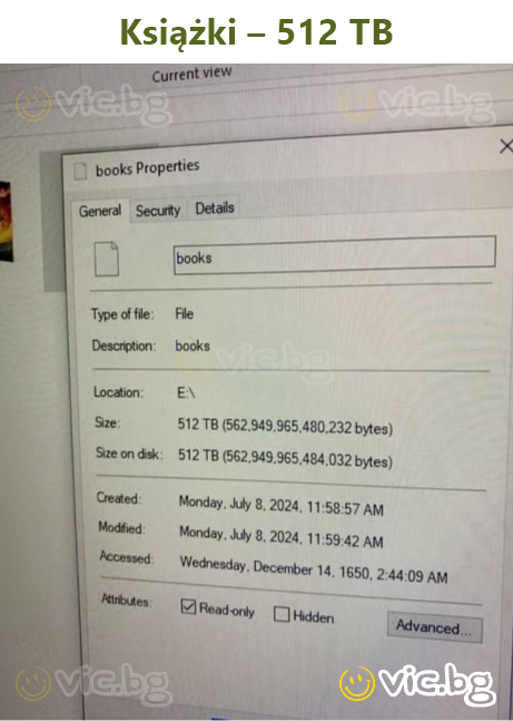 Książki – 512 TB
