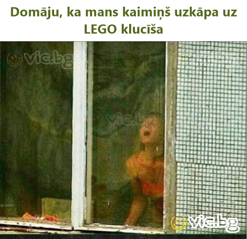 Myślę, że mój sąsiad nadepnął na klocek LEGO