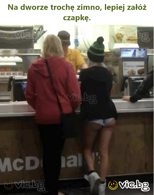 Na dworze trochę zimno, lepiej załóż czapkę.