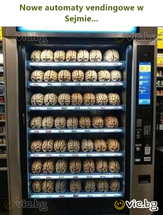 Nowe automaty vendingowe w Sejmie...