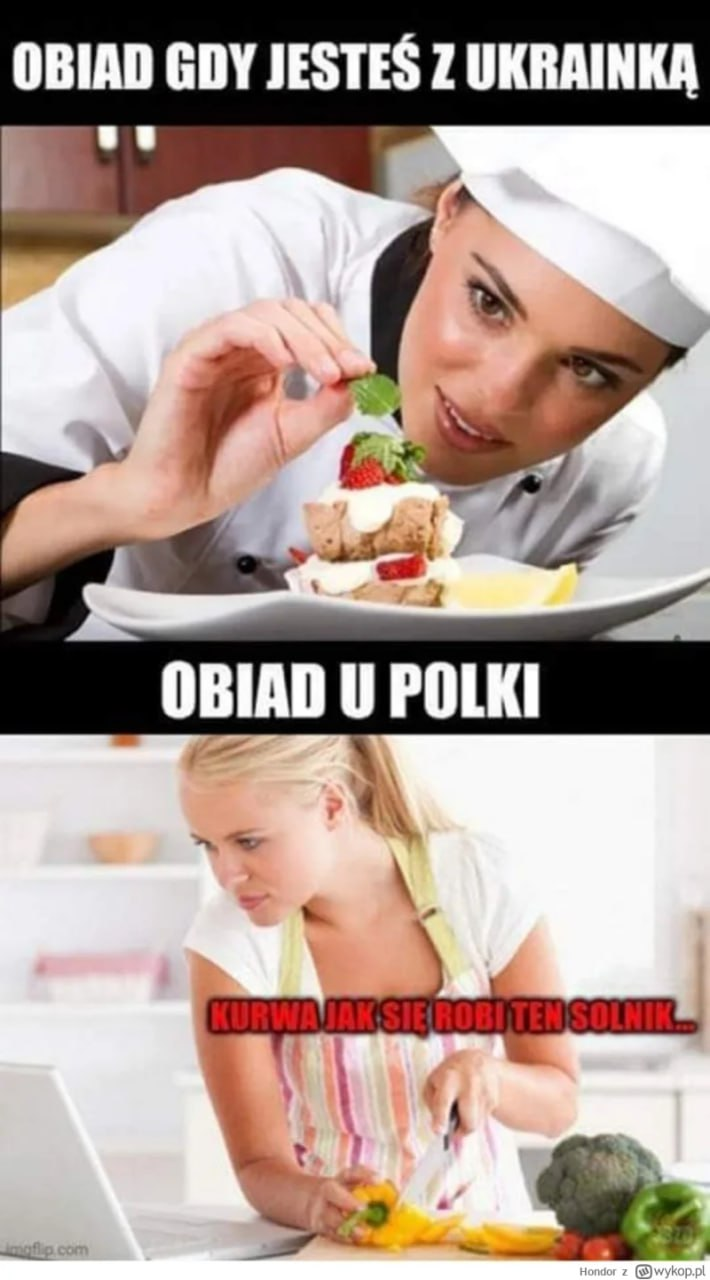Obiad gdy jestes z ukrainka obiad u polki  kurwa jak sie robi ten solnik.