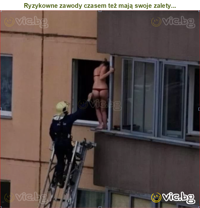 Ryzykowne zawody czasem też mają swoje zalety...