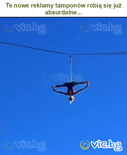 Te nowe reklamy tamponów robią się już absurdalne...