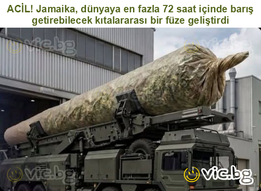 ACİL! Jamaika, dünyaya en fazla 72 saat içinde barış getirebilecek kıtalararası bir füze geliştirdi