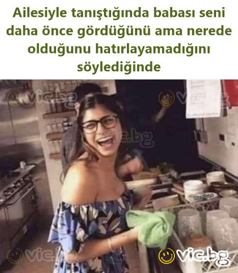 Ailesiyle tanıştığında babası seni daha önce gördüğünü ama nerede olduğunu hatırlayamadığını söylediğinde