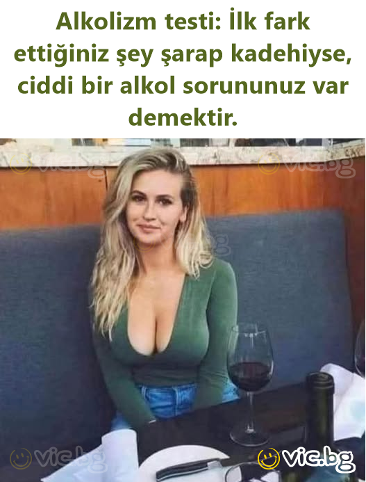 Alkolizm testi: İlk fark ettiğiniz şey şarap kadehiyse, ciddi bir alkol sorununuz var demektir.