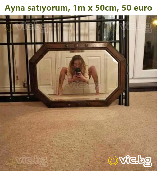 Ayna satıyorum, 1m x 50cm, 50 euro