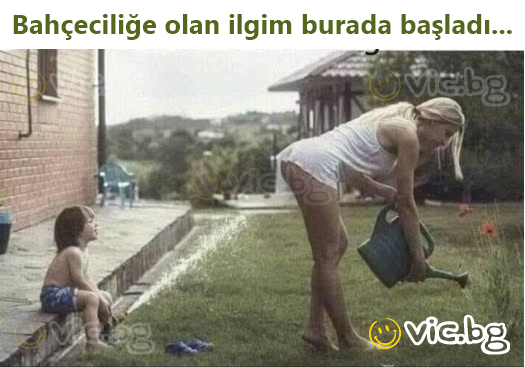 Bahçeciliğe olan ilgim burada başladı...