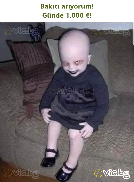 Bakıcı arıyorum! Günde 1.000 €!