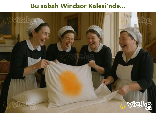 Bu sabah Windsor Kalesi'nde...