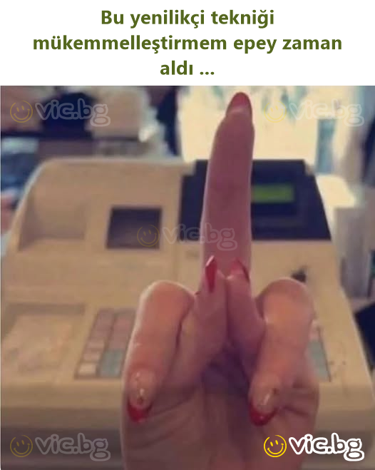 Bu yenilikçi tekniği mükemmelleştirmem epey zaman aldı ...