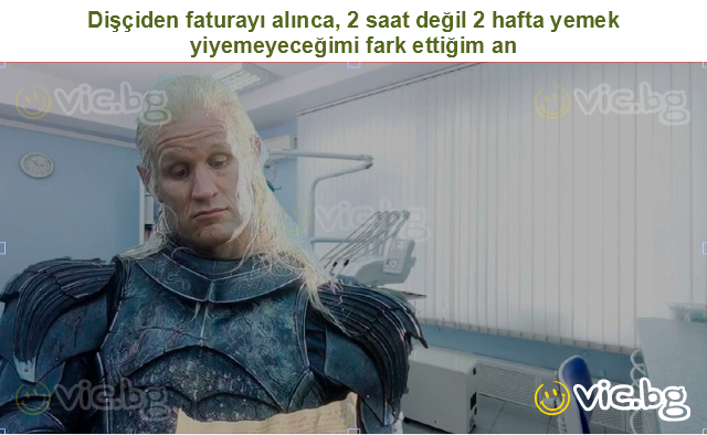 Dişçiden faturayı alınca, 2 saat değil 2 hafta yemek yiyemeyeceğimi fark ettiğim an