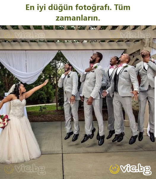En iyi düğün fotoğrafı. Tüm zamanların.