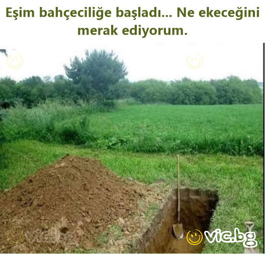 Eşim bahçeciliğe başladı... Ne ekeceğini merak ediyorum.
