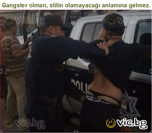 Gangster olman, stilin olamayacağı anlamına gelmez.