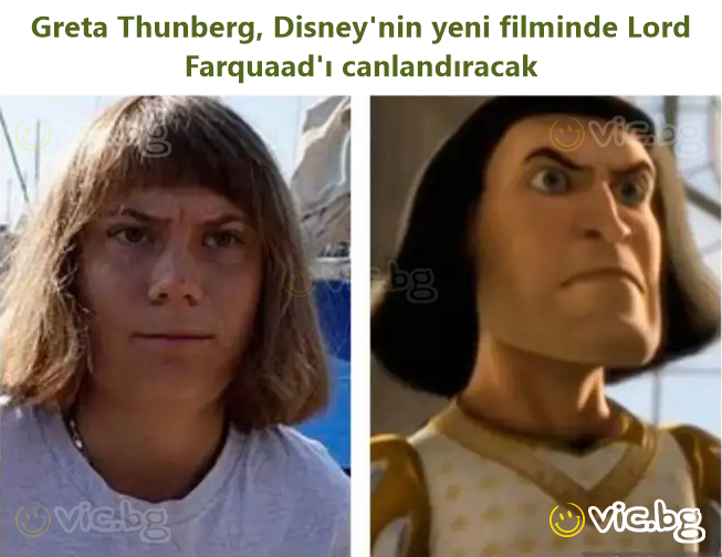Greta Thunberg, Disney'nin yeni filminde Lord Farquaad'ı canlandıracak