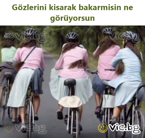 Gözlerini kisarak bakarmisin ne görüyorsun